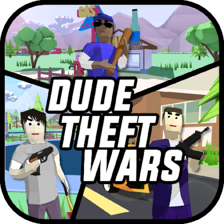 تحميل Dude Theft Wars مهكرة